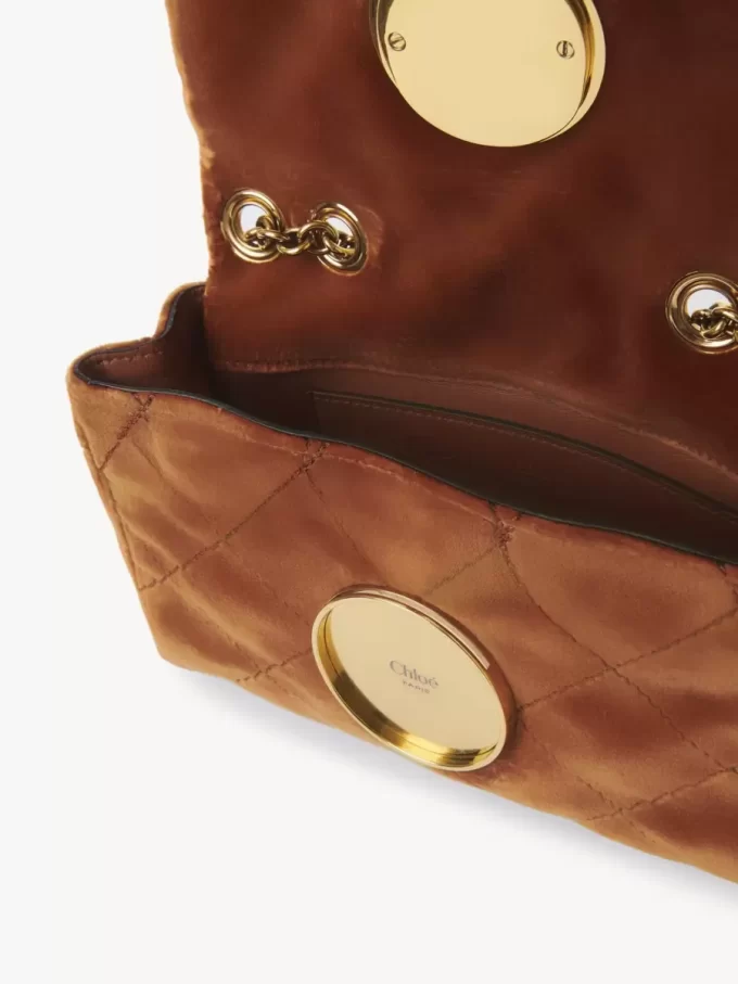Small Chloé Heritage shoulder bag in velvet