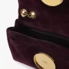 Small Chloé Heritage shoulder bag in velvet
