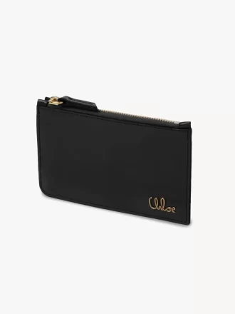 Small Chloé Iconic purse with card slots in shiny leather