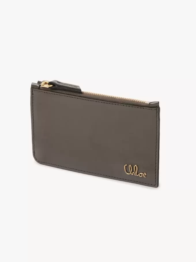 Small Chloé Iconic purse with card slots in shiny leather