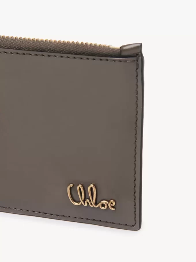 Small Chloé Iconic purse with card slots in shiny leather