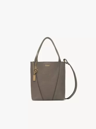Small Chloé Spin tote bag in grained leather