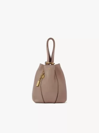 Small Chloé Spin tote bag in grained leather