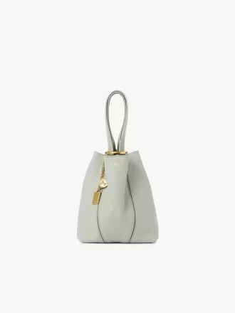 Small Chloé Spin tote bag in grained leather