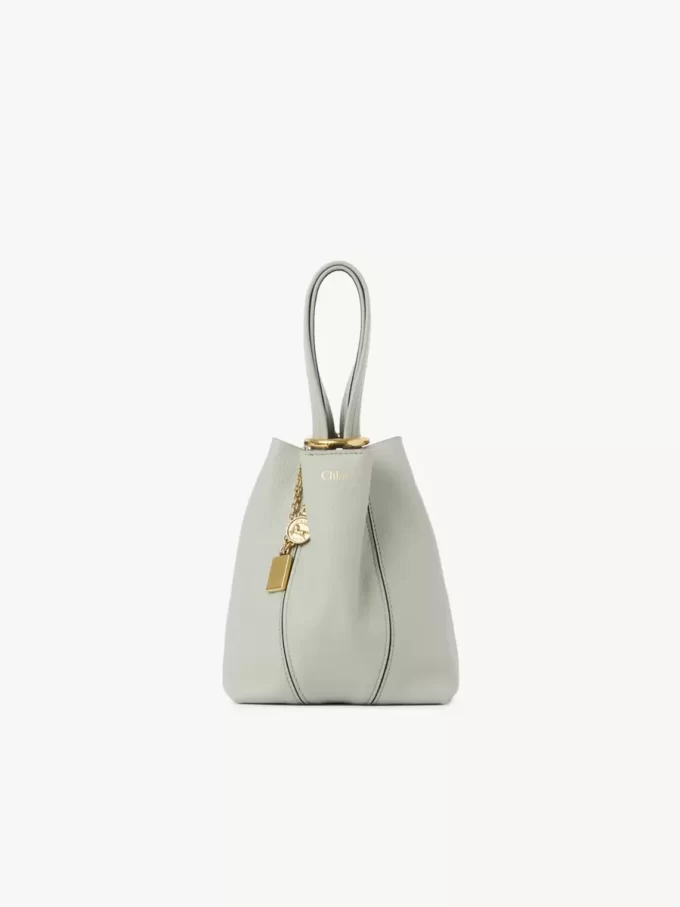 Small Chloé Spin tote bag in grained leather