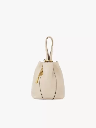 Small Chloé Spin tote bag in grained leather