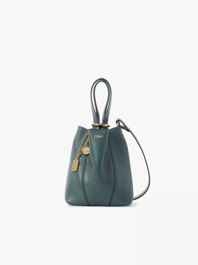 Small Chloé Spin tote bag in grained leather