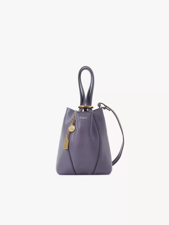 Small Chloé Spin tote bag in grained leather