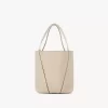 Small Chloé Spin tote bag in grained leather