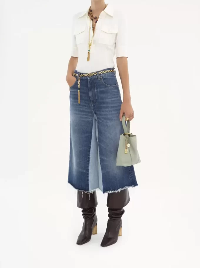 Small Chloé Spin tote bag in grained leather