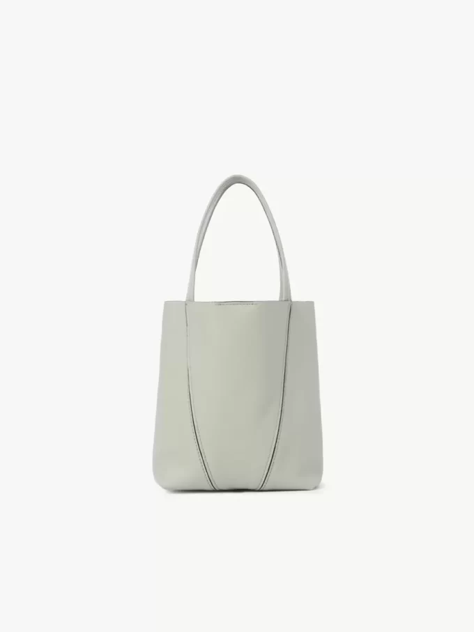 Small Chloé Spin tote bag in grained leather