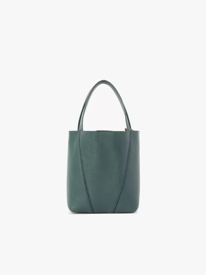 Small Chloé Spin tote bag in grained leather