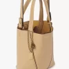 Small Chloé Spin tote bag in grained leather
