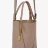 Small Chloé Spin tote bag in grained leather