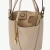 Small Chloé Spin tote bag in grained leather