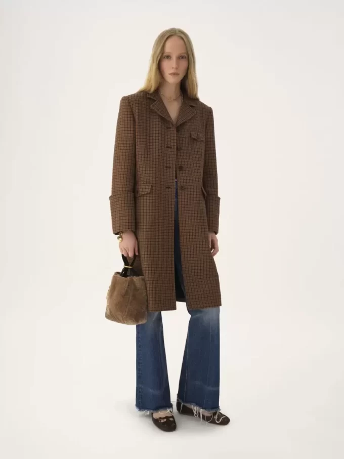 Small Chloé Spin tote bag in shearling