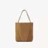 Small Chloé Spin tote bag in suede leather
