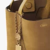 Small Chloé Spin tote bag in suede leather