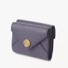 Small Envelope tri-fold in grained leather