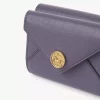 Small Envelope tri-fold in grained leather