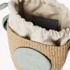 Small Horse Medal basket in natural fibers