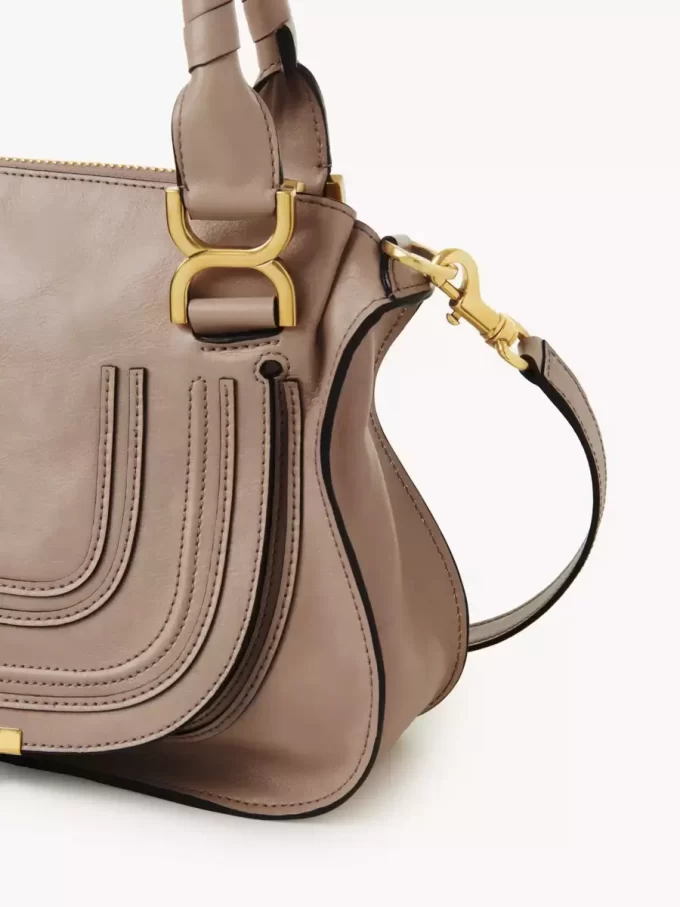 Small Marcie bag in shiny leather