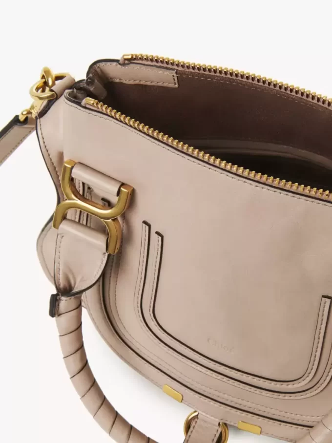 Small Marcie bag in shiny leather