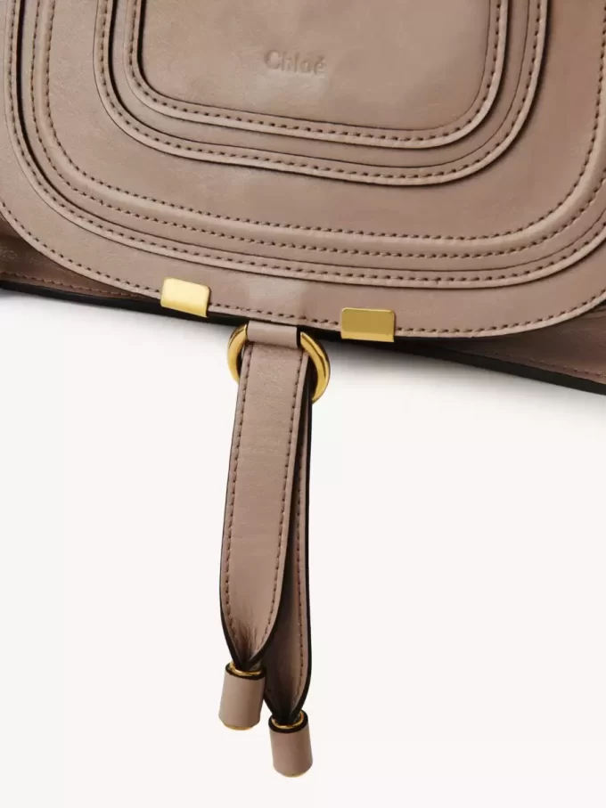 Small Marcie bag in shiny leather