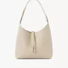 Small Marcie hobo bag in grained leather