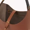 Small Marcie hobo bag in grained leather