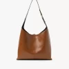 Small Marcie hobo bag in shiny leather