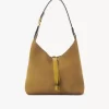 Small Marcie hobo bag in suede leather