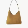 Small Marcie hobo bag in suede leather