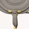 Small Marcie saddle bag in grained leather