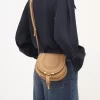 Small Marcie saddle bag in grained leather
