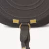 Small Marcie saddle bag in suede leather