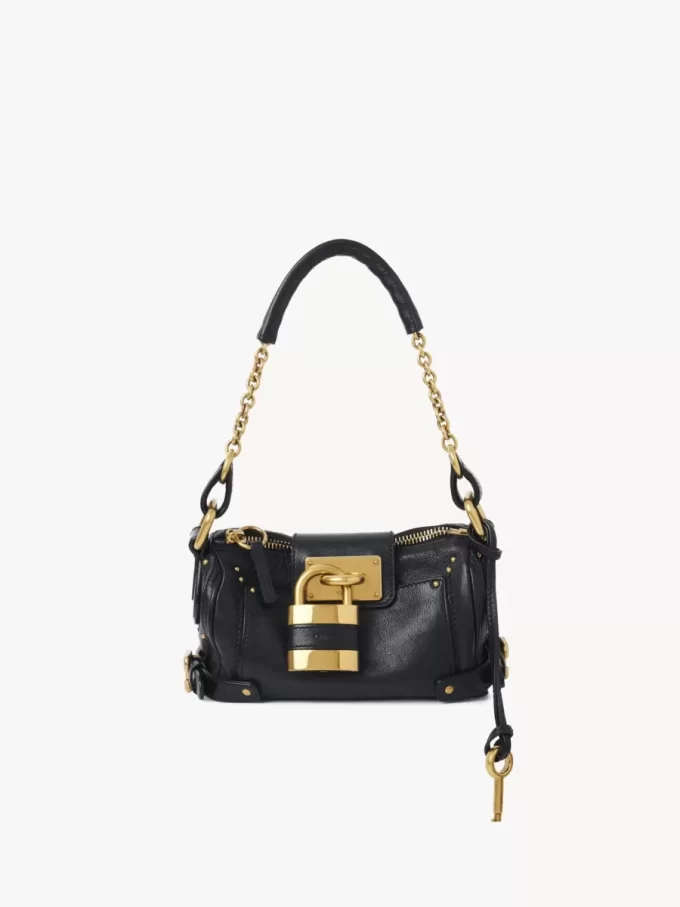 Small Paddington chain bag in grained leather