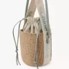 Small Woody basket in natural fibers