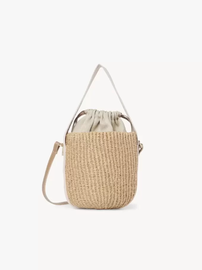 Small Woody basket in natural fibers
