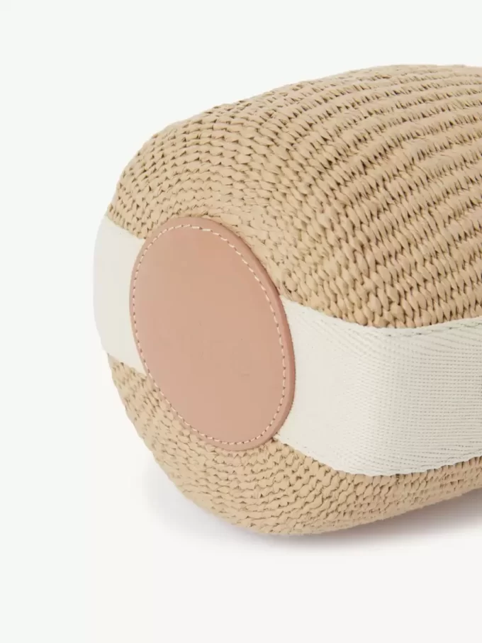 Small Woody basket in natural fibers