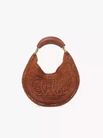 Summer Banana hobo bag in raffia