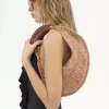 Summer Banana hobo bag in raffia