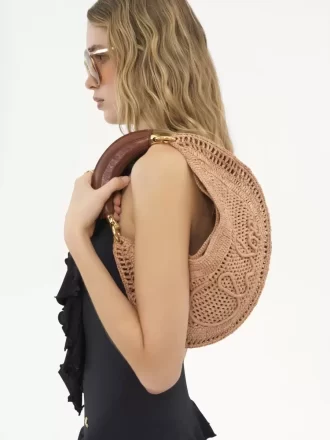 Summer Banana hobo bag in raffia
