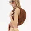 Summer Banana hobo bag in raffia