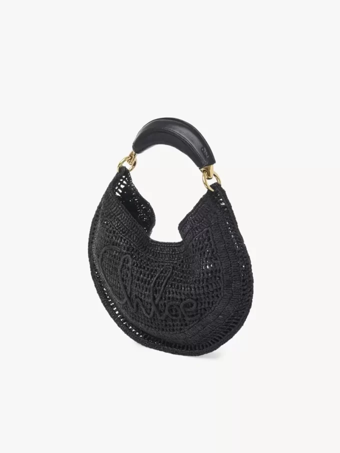 Summer Banana hobo bag in raffia