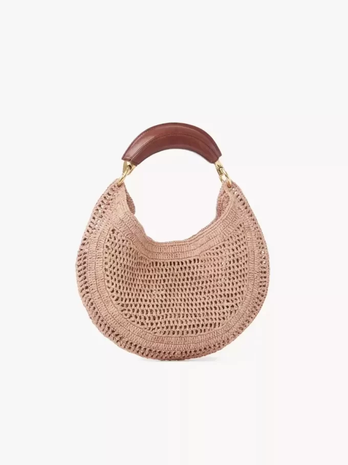 Summer Banana hobo bag in raffia