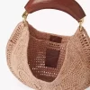 Summer Banana hobo bag in raffia
