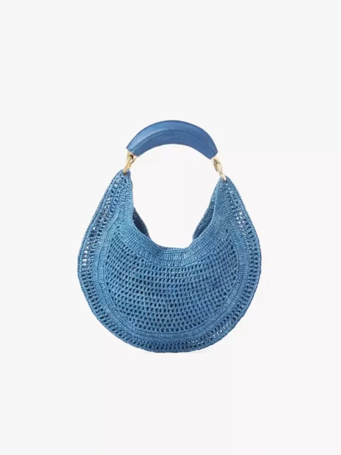Summer Banana hobo bag in raffia