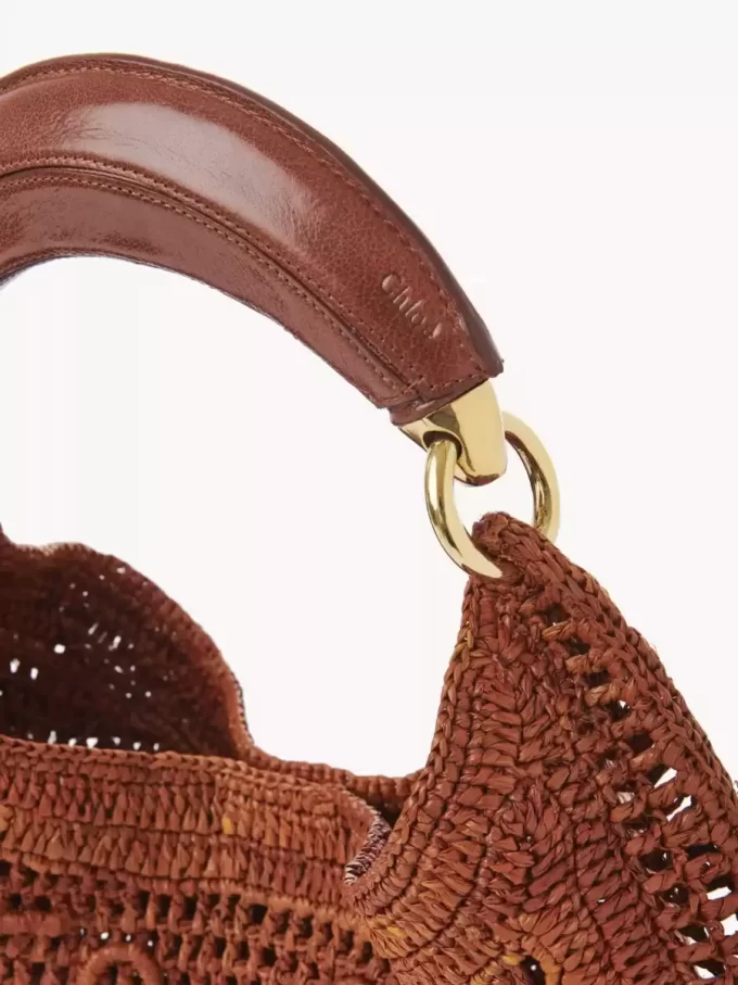 Summer Banana hobo bag in raffia