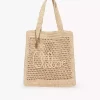 Summer Banana tote bag in raffia